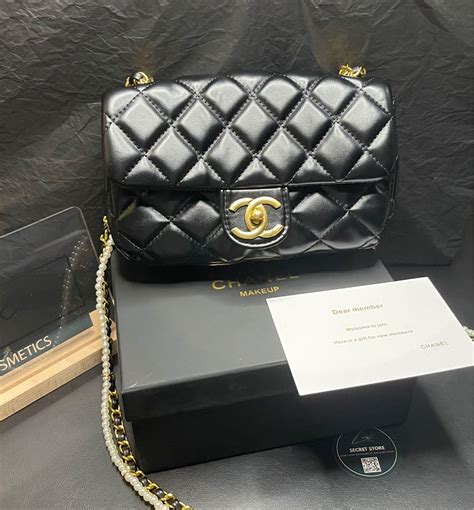 beauty chanel bag|chanel makeup bag free gift.